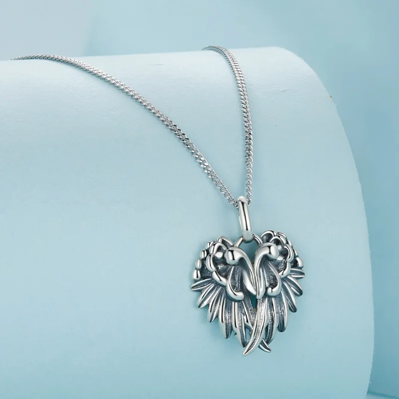 (image for) Pandora Style Wings Necklace - SCN504 - View 2