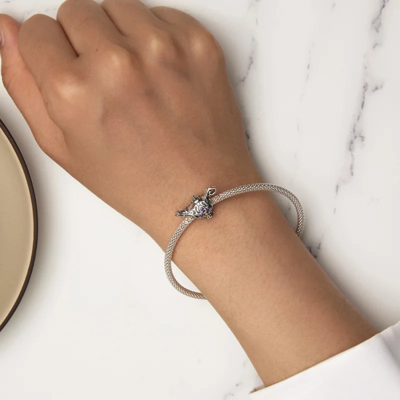 (image for) Pandora Style Wishing Magic Lamp Charm - BSC893 - View 6