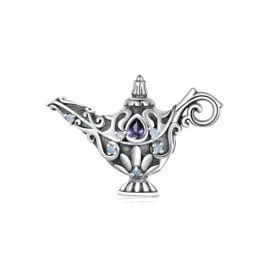 (image for) Pandora Style Wishing Magic Lamp Charm - BSC893