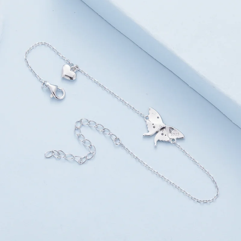 (image for) Pandora Style Wizard of Oz Butterfly Chain Bracelet - BSB118 - View 4