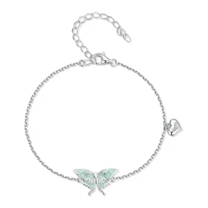 (image for) Pandora Style Wizard of Oz Butterfly Chain Bracelet - BSB118