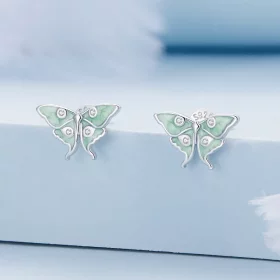 Pandora Style Wizard of Oz Butterfly Studs Earrings - BSE828 Pandora Style Wizard of Oz Butterfly Studs Earrings - BSE828