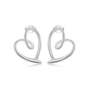 (image for) Pandora Style Wrapped In Love Studs Earrings - BSE871