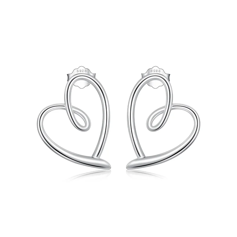 (image for) Pandora Style Wrapped In Love Studs Earrings - BSE871 - Product Image