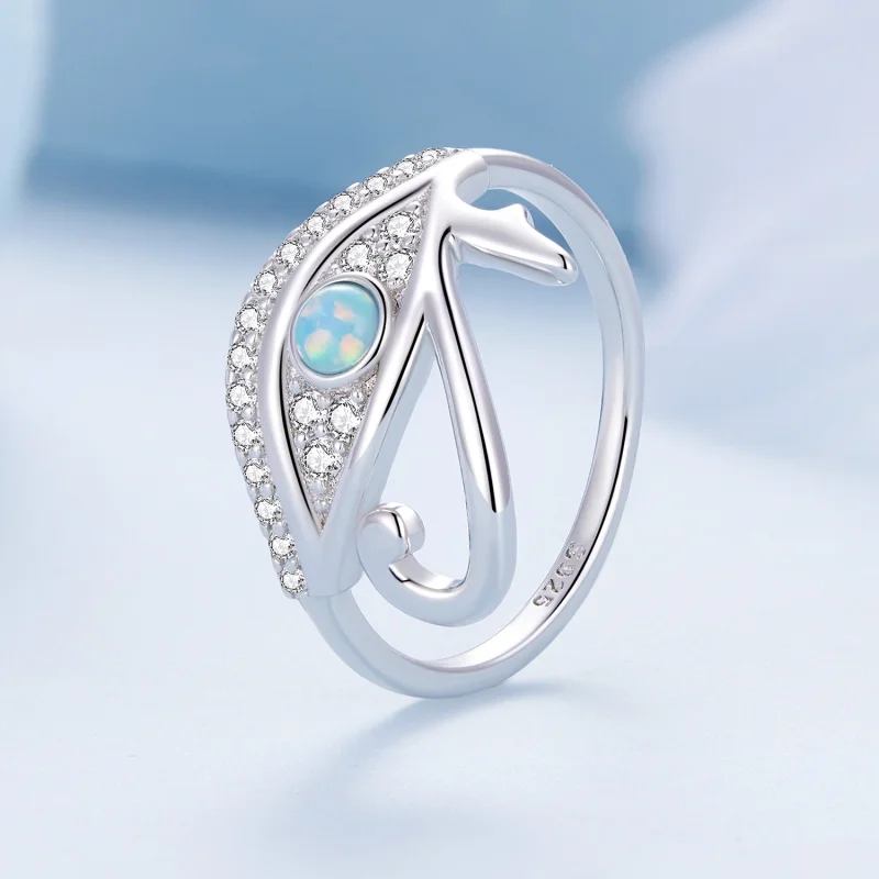 (image for) Pandora Style Zircon Eye of Horus Ring - BSR403 - View 2