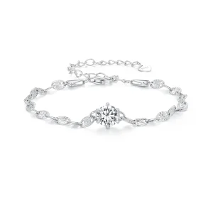 (image for) Pandora Style Zircon Fine Sparkle Chain Bracelet - BSB142