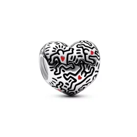 Keith Haring™ x Pandora Line Art People Charm - 792224C01 Keith Haring™ x Pandora Line Art People Charm - 792224C01