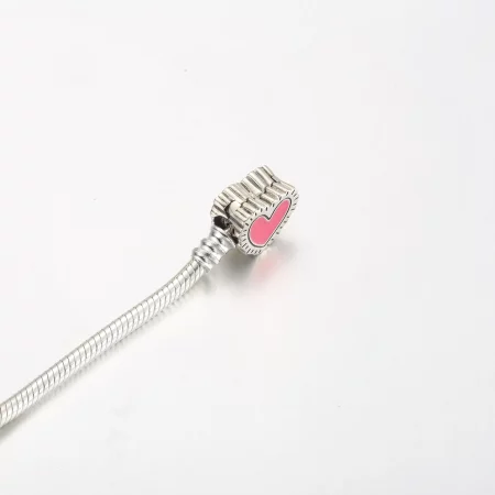 Keith Haring™ x Pandora Moments Radiant Heart Snake Chain Bracelet - 592217C01