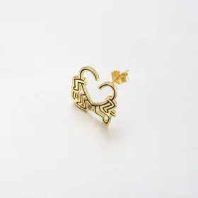 Keith Haring™ x Pandora Walking Heart Stud Earring - 262221C01 Keith Haring™ x Pandora Walking Heart Stud Earring - 262221C01