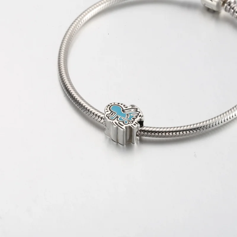 (image for) Keith Haring™ x Pandora Radiant Angel Charm - 792219C01 - View 5