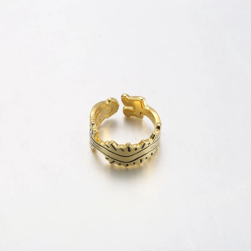 (image for) Keith Haring™ x Pandora Wavy Figure Open Ring - 162226C01 - View 5