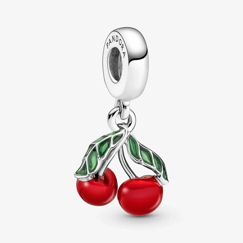 (image for) Pandora Asymmetrical Cherry Fruit Dangle Charm - 791583C01 - Product Image