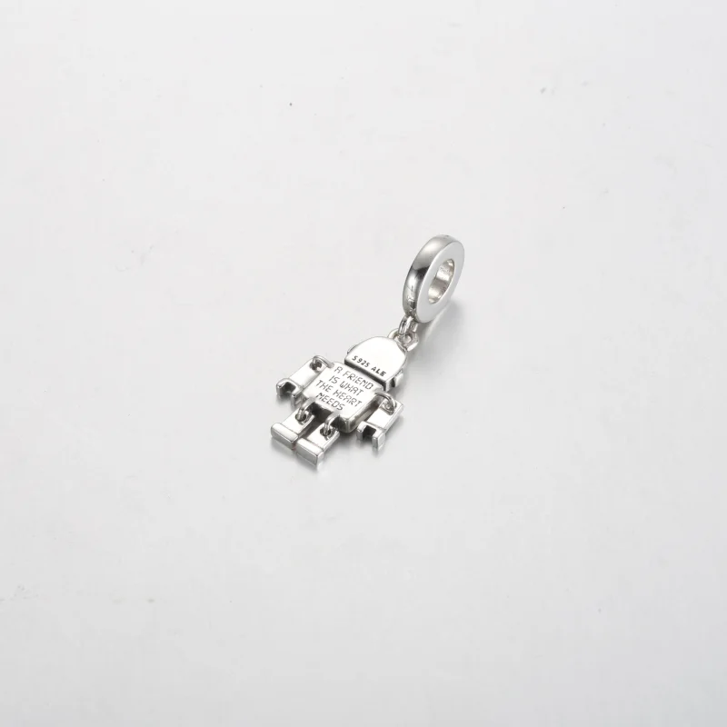 (image for) Pandora Bestie Bot Robot Dangle Charm - 792250C01 - View 3