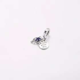 Pandora Blooming Flower Double Dangle Charm - 792293C01 Pandora Blooming Flower Double Dangle Charm - 792293C01