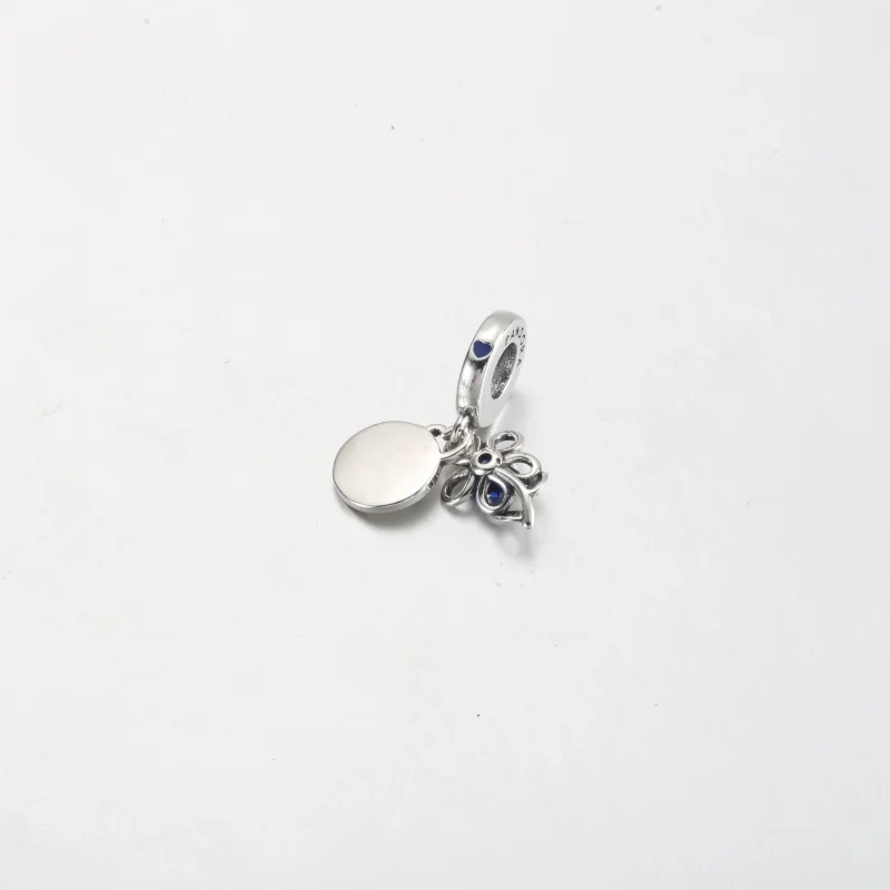 (image for) Pandora Blooming Flower Double Dangle Charm - 792293C01 - View 3