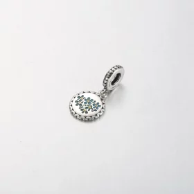 Pandora Blue Forget-Me-Not Flower Dangle Charm - 792018C00_E031