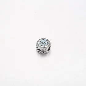 Pandora Blue Leopard print sterling silver charm - 792016CZ_E024 Pandora Blue Leopard print sterling silver charm - 792016CZ_E024