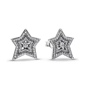 Pandora Celestial Asymmetric Star Stud Earrings - 292415C01 Pandora Celestial Asymmetric Star Stud Earrings - 292415C01