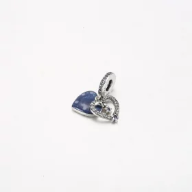 Pandora Celestial Shooting Star Heart Double Dangle Charm - 792356C01