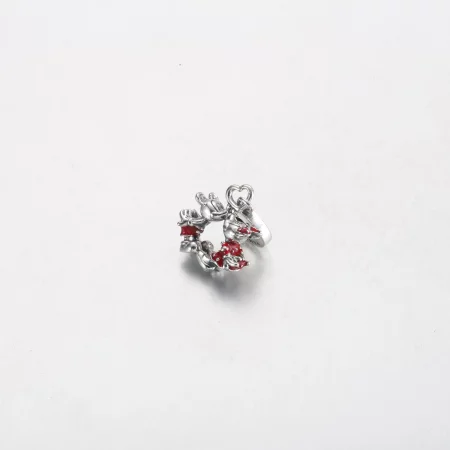 Pandora Disney Mickey Mouse & Minnie Mouse Kissing Dangle Charm - 790075C01