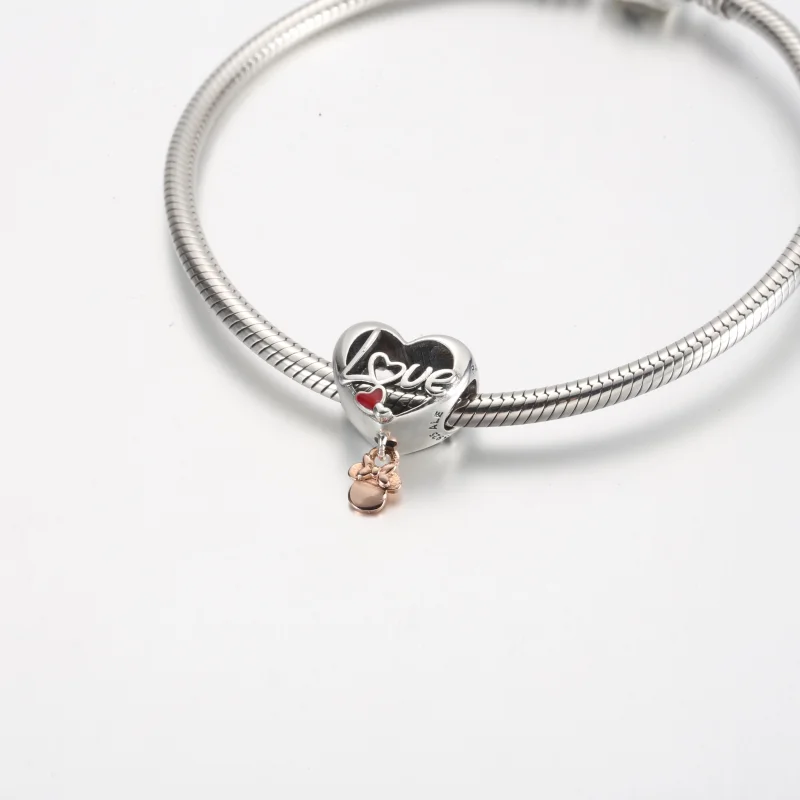 (image for) Pandora Disney Minnie Mouse Mom Heart Charm - 781142C01 - View 5