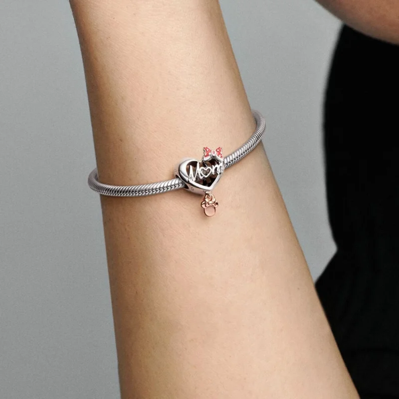 (image for) Pandora Disney Minnie Mouse Mom Heart Charm - 781142C01 - View 6