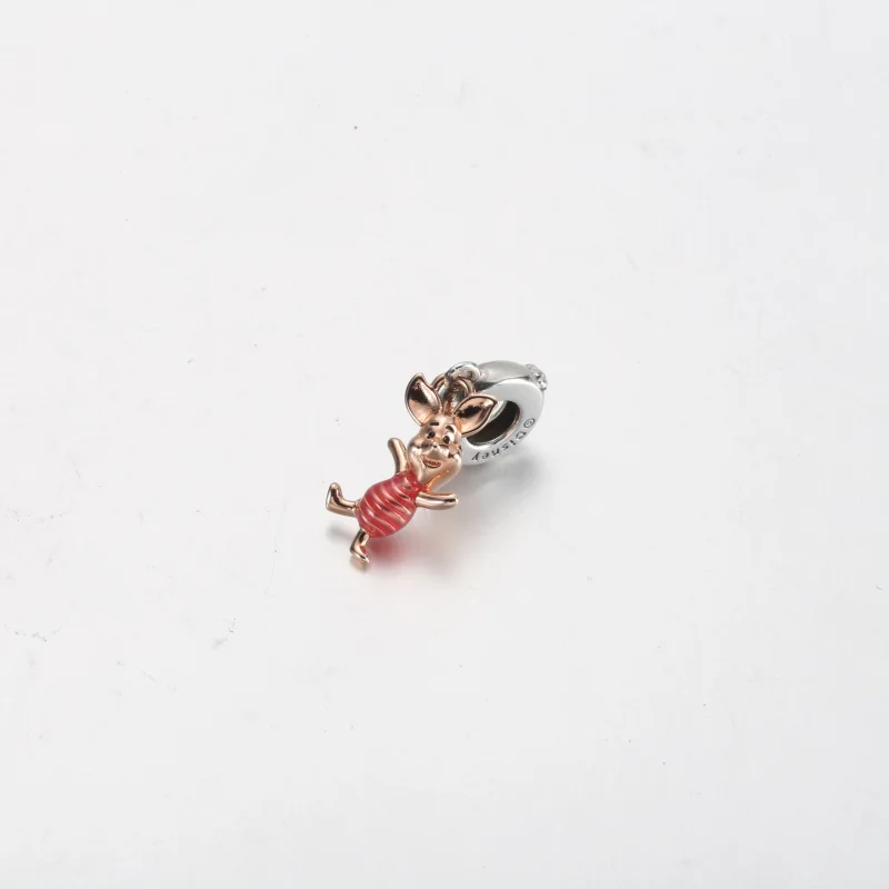 (image for) Pandora Disney Winnie the Pooh Piglet Dangle Charm - 782208C01 - View 4