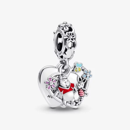 Pandora Disney Winnie the Pooh & Piglet Double Dangle Charm - 792214C01
