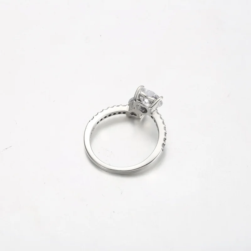 (image for) Pandora Double Heart Sparkling Ring - 191198C01 - View 3