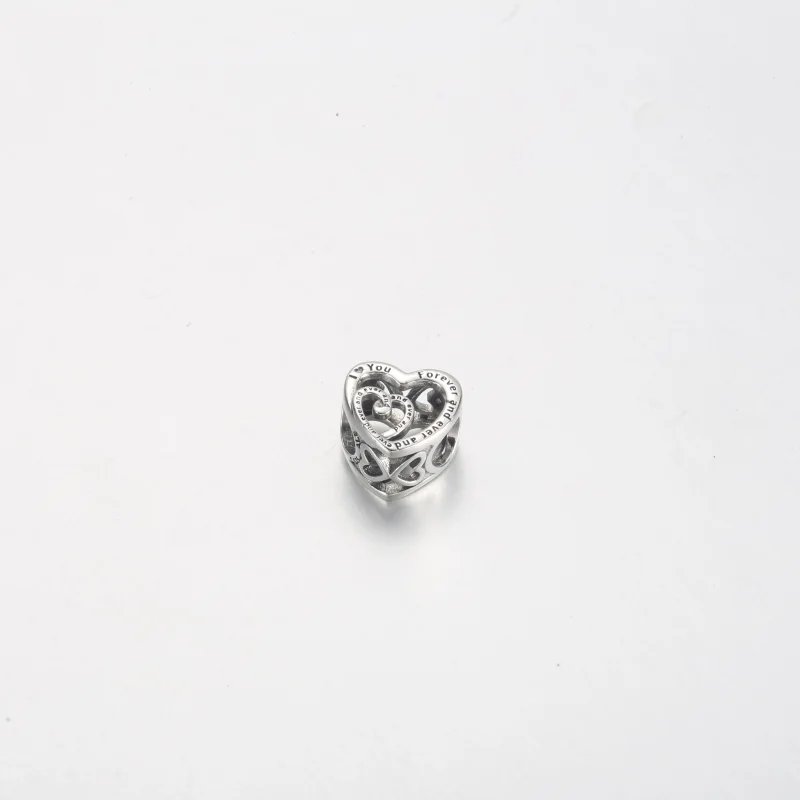 (image for) Pandora Entwined Infinite Hearts Charm - 790800C00 - View 3