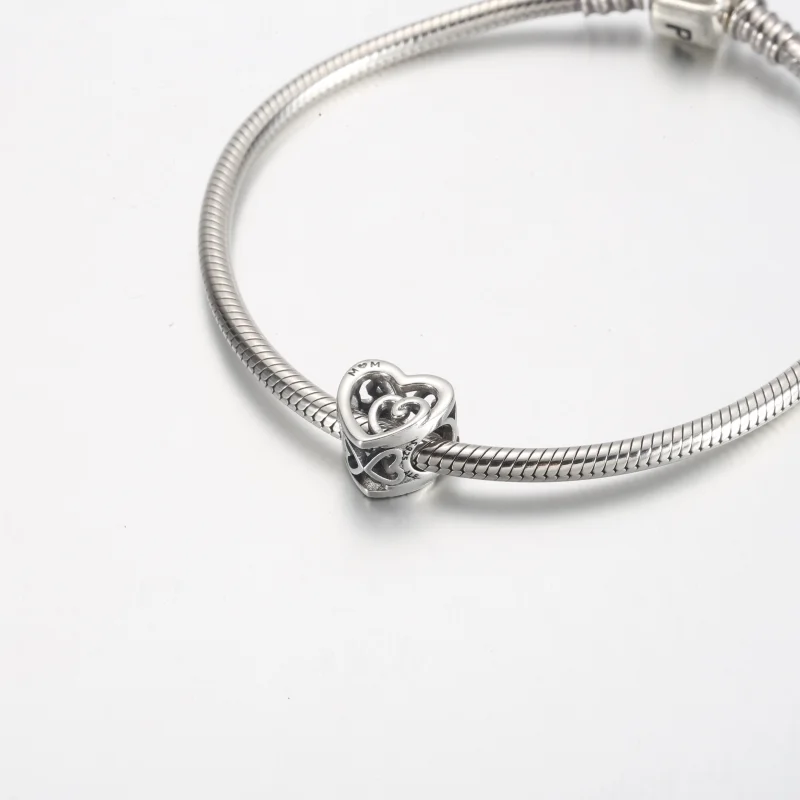 (image for) Pandora Entwined Infinite Hearts Charm - 790800C00 - View 5