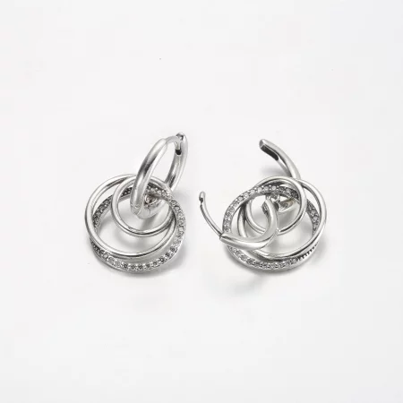 Pandora Family Always Encircled Hoop Earrings - 291156C01