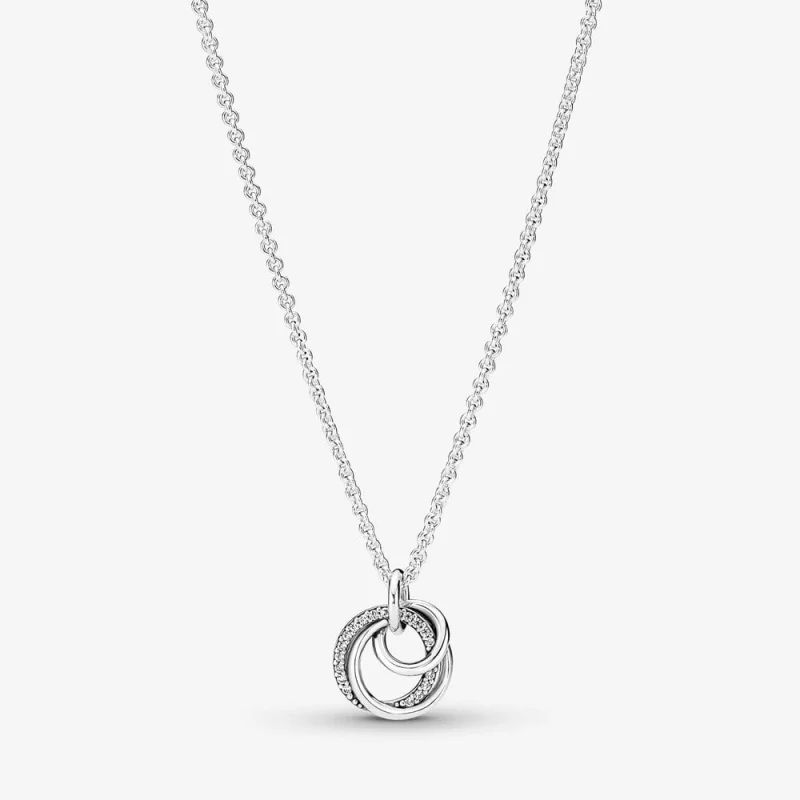 (image for) Pandora Family Always Encircled Pendant Necklace - 391455C01 - Product Image