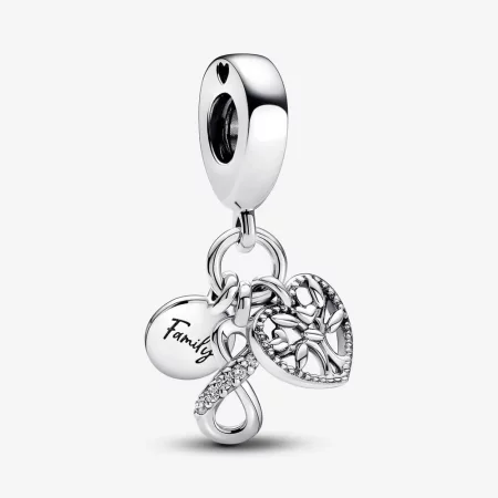 Pandora Family Infinity Triple Dangle Charm - 792201C01