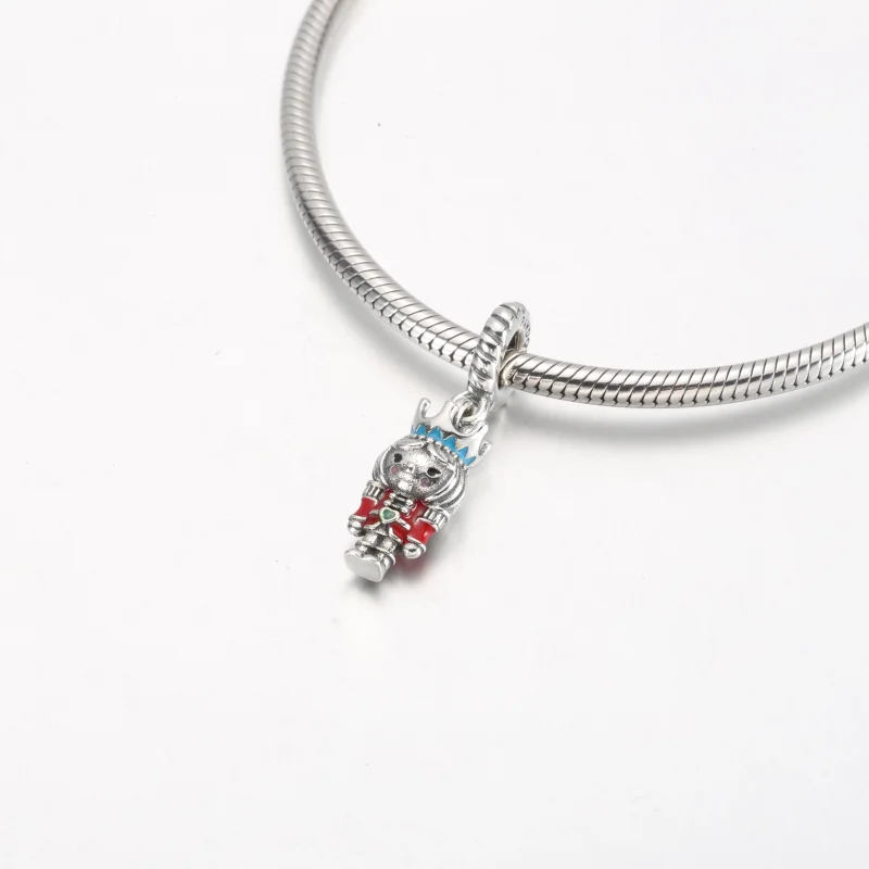 (image for) Pandora Festive Nutcracker 2022 Dangle Charm - 792331C01 - View 4