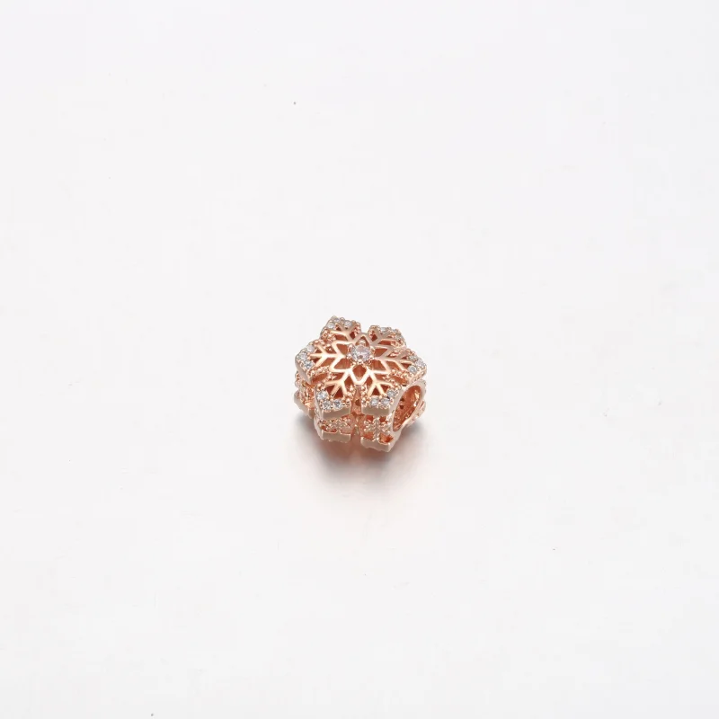 (image for) Pandora Festive Snowflake Charm - 782378C01 - View 2