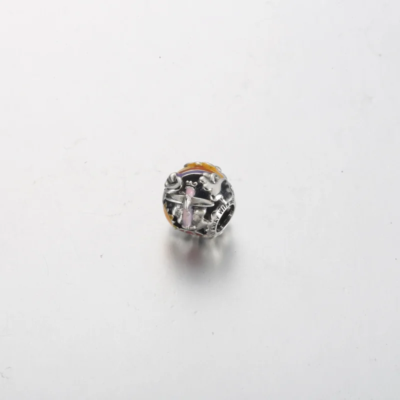 (image for) Pandora Fly Away Rainbow Sky & Travel Charm - 791695C01 - View 3