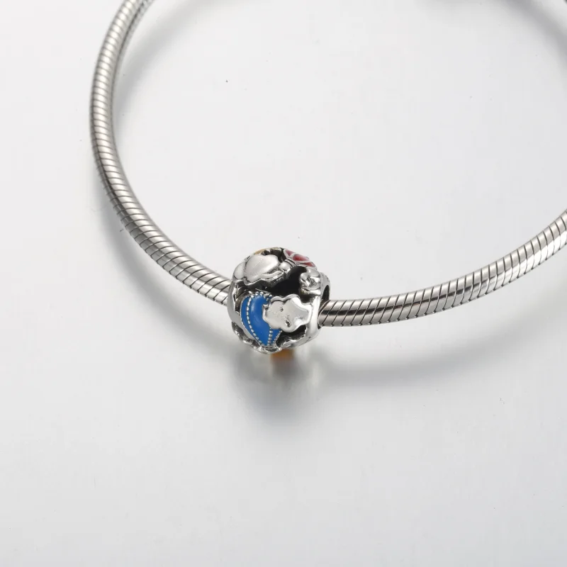 (image for) Pandora Fly Away Rainbow Sky & Travel Charm - 791695C01 - View 5