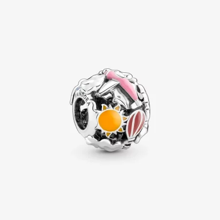 Pandora Fly Away Rainbow Sky & Travel Charm - 791695C01