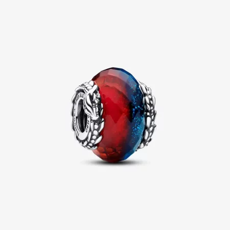 Pandora Game of Thrones Ice & Fire Dragons Dual Murano Glass Charm - 792966C00