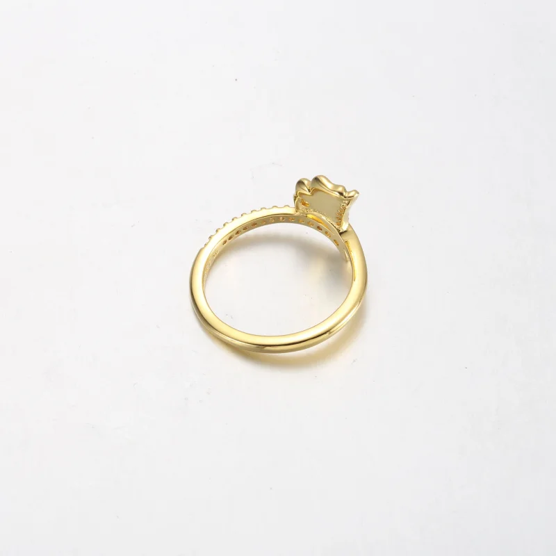 (image for) Pandora Ginkgo 14k gold-plated ring - 162444C01 - View 4