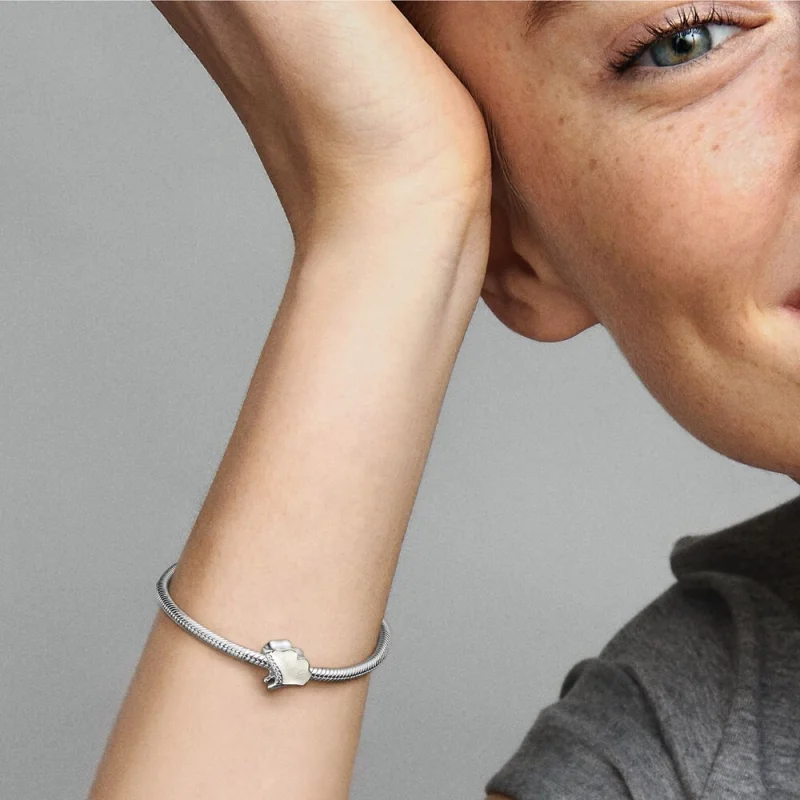 (image for) Pandora Ginkgo sterling silver charm - 792430C01 - View 6