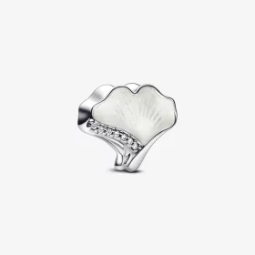 Pandora Ginkgo sterling silver charm - 792430C01 Pandora Ginkgo sterling silver charm - 792430C01