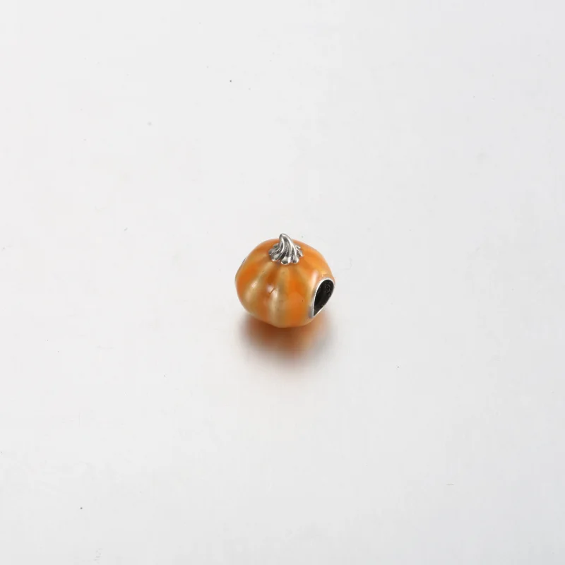 (image for) Pandora Glow-in-the-dark Spooky Pumpkin Charm - 792291C01 - View 3