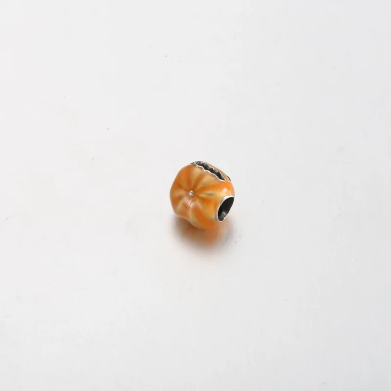 (image for) Pandora Glow-in-the-dark Spooky Pumpkin Charm - 792291C01 - View 4