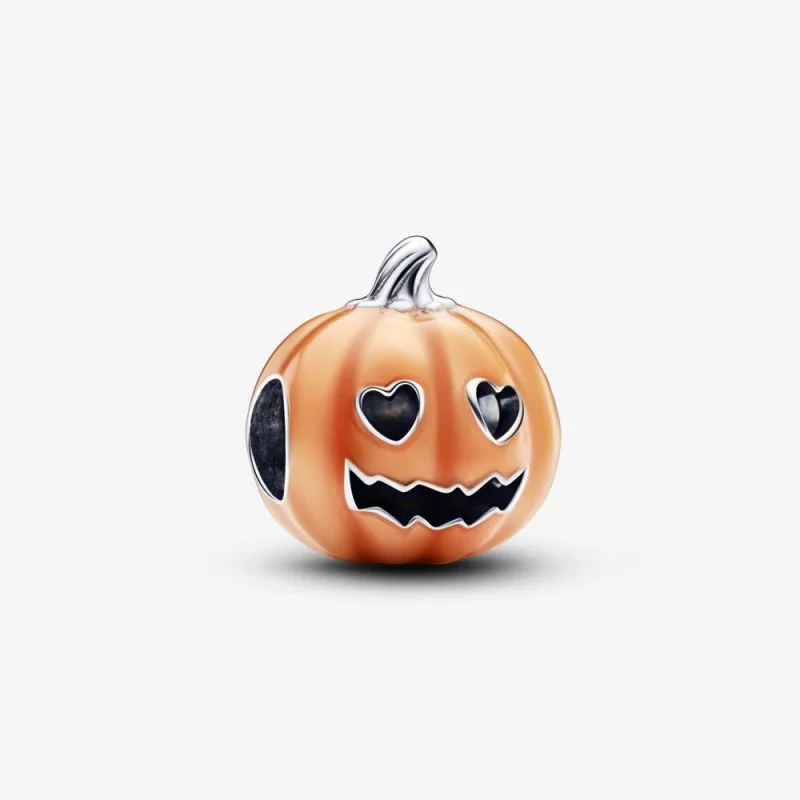 (image for) Pandora Glow-in-the-dark Spooky Pumpkin Charm - 792291C01 - Product Image