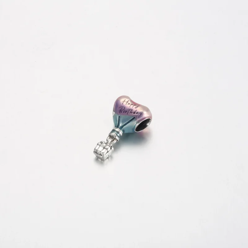 (image for) Pandora Happy Birthday Hot Air Balloon Charm - 791501C01 - View 2