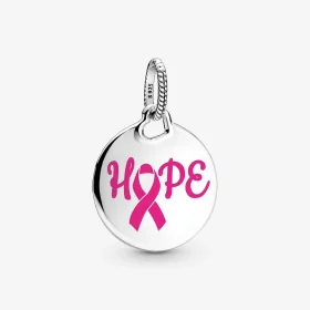 Pandora Hope Pink Ribbon Pendant - ENG398610C00_9 Pandora Hope Pink Ribbon Pendant - ENG398610C00_9