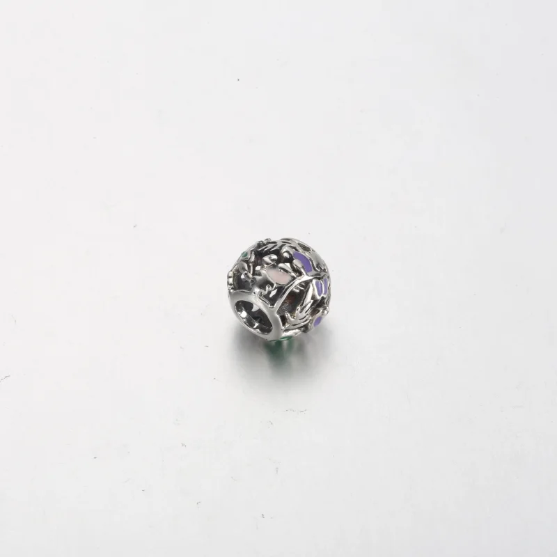 (image for) Pandora Jungle Creatures & Leaves Charm - 791620C01 - View 4