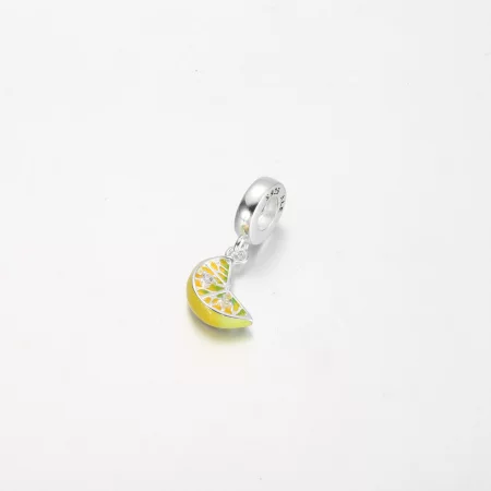 Pandora Lemon Slice Sparkling Fruit Dangle Charm - 791696C01